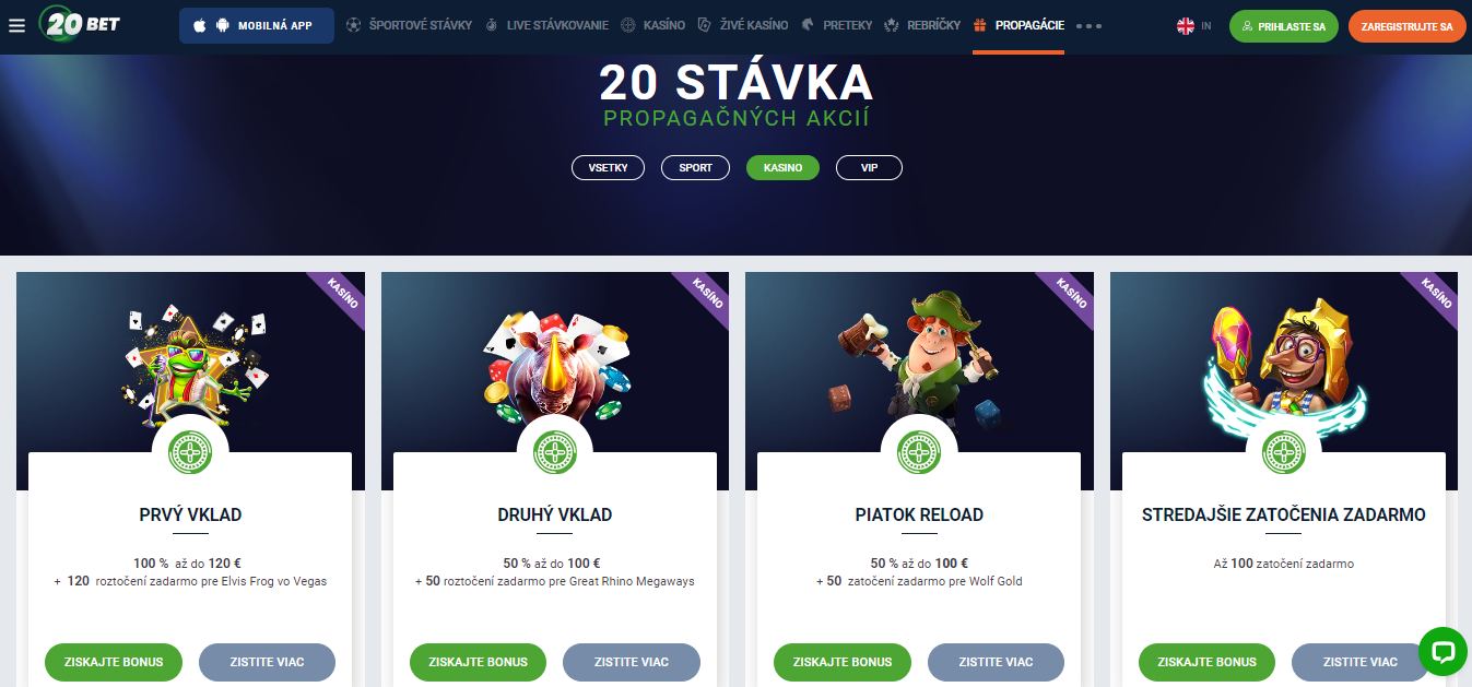 20Bet Casino Bonuses, stavkovekancelarie.pro