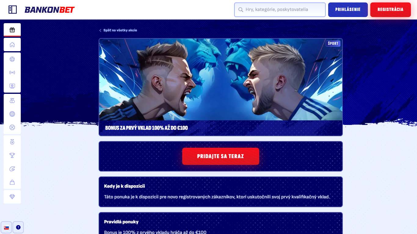 Bankonbet Betting Welcome Bonus Slovakia, stavkovekancelarie.pro