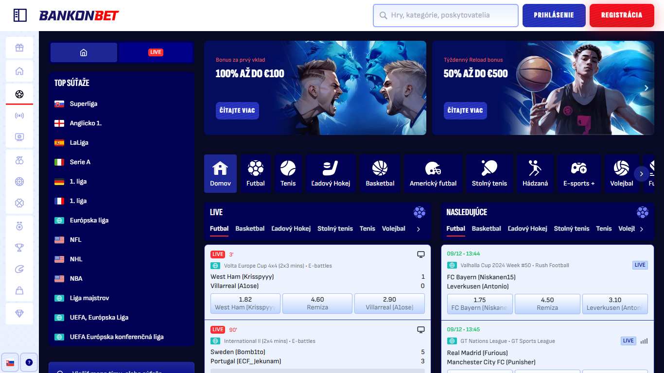 Bankonbet Sport Betting Slovakia, stavkovekancelarie.pro