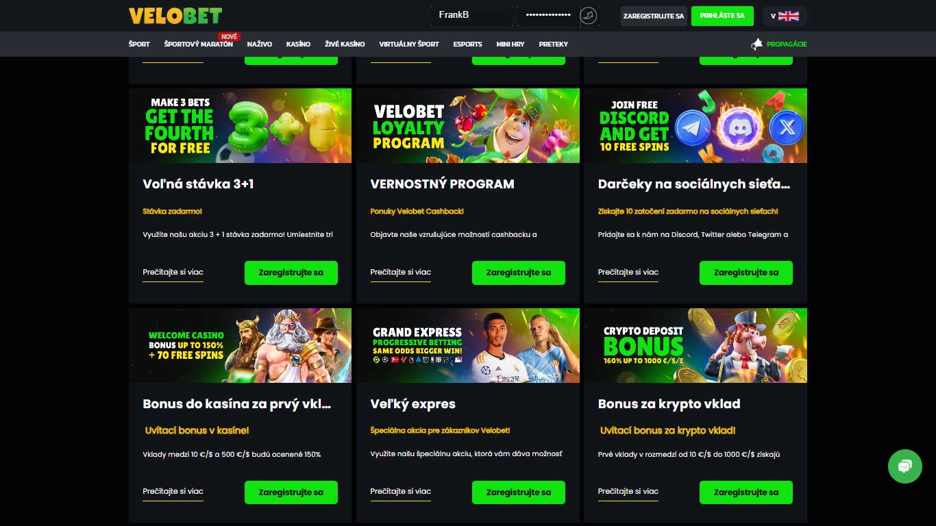 Velobet Bonuses Czech, stavkovekancelarie.pro