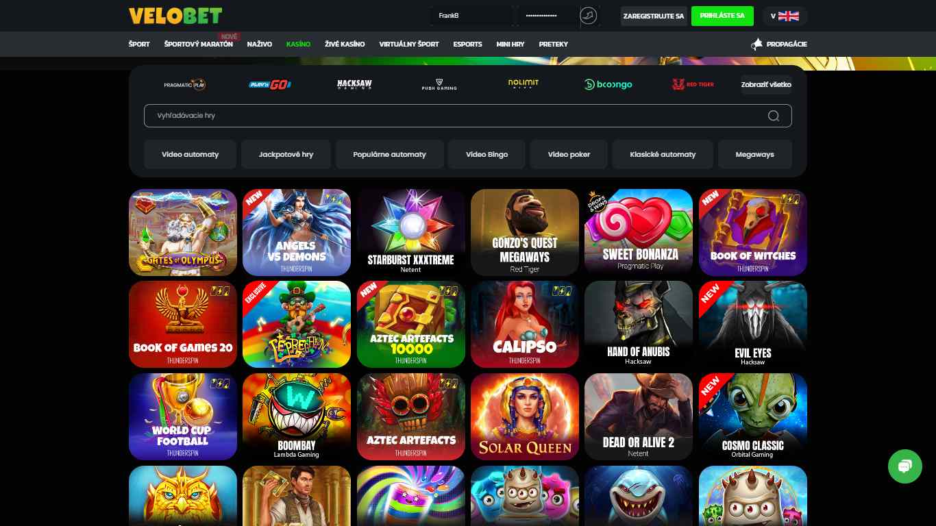 Velobet Casino Czech, stavkovekancelarie.pro