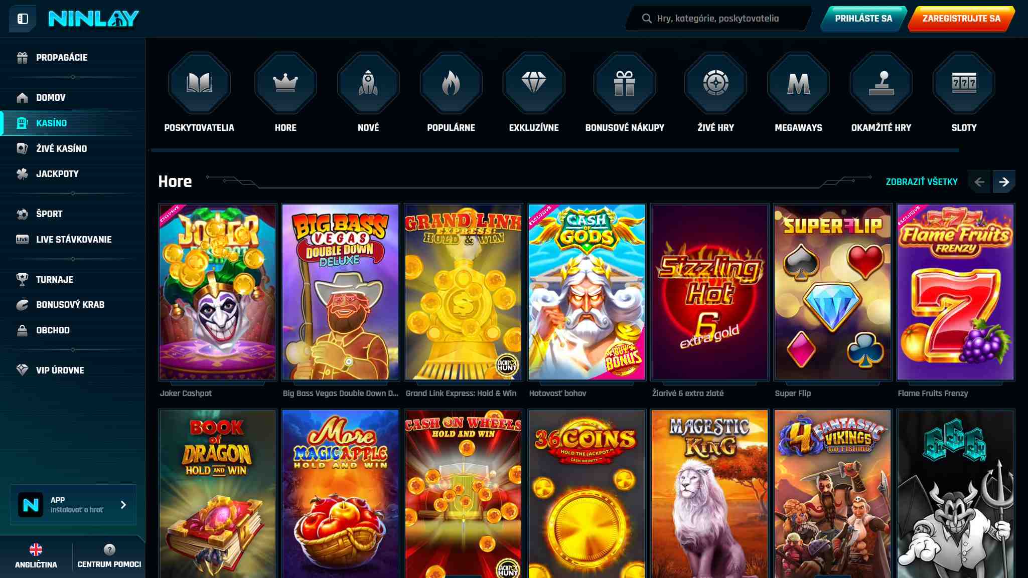 Ninlay Casino Games-Slovensko, stavkovekancelarie.pro